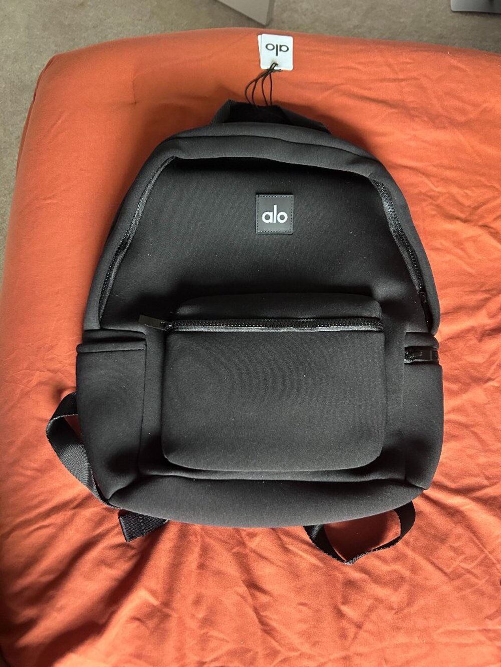 Black medium sized Alo backpack